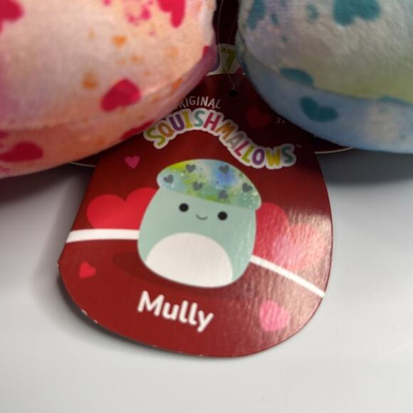 NWT Squishmallows Mully & Molly the Mushrooms 5” Limited Edition Set - Picture 7 of 8